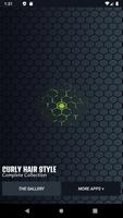 Curly Hair Style Affiche