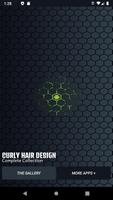 Curly Hair Design Affiche