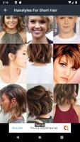 Hairstyles For Short Hair capture d'écran 1