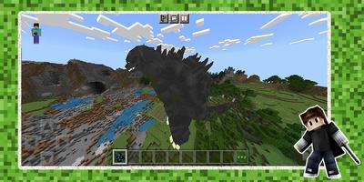 Godzilla Mod Minecraft تصوير الشاشة 1