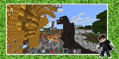 Godzilla Mod Minecraft تصوير الشاشة 2