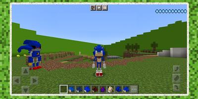 Super Sonic Mod Minecraft Affiche