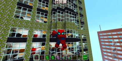 Mod Spider-man Minecraft تصوير الشاشة 1