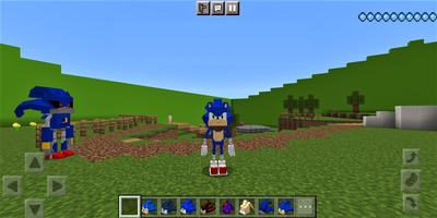 Super Sonic Minecraft تصوير الشاشة 1