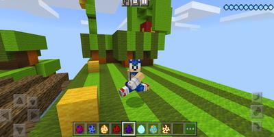 Super Sonic Minecraft تصوير الشاشة 2