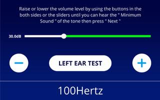 Ear Hearing Test & Audiogram poster