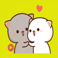 Mochi Peach Cat stickers