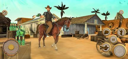 Wild West Cowboy Gunfighter syot layar 1