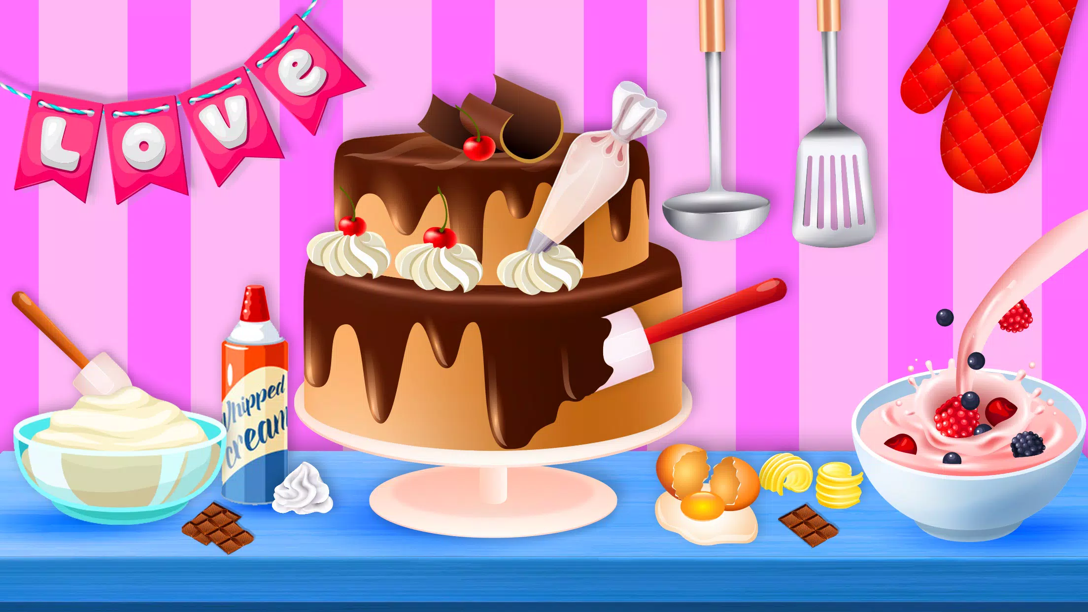 Download do APK de Fábrica de Bolo de Chocolate Jogo de Culinária