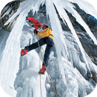 Ice Climbing. Sports Walls icon