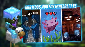 999 Mobs Mod for Minecraft PE poster