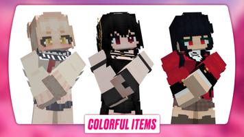 Anime Girl Skin Minecraft تصوير الشاشة 3