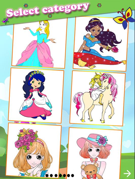 princesses coloring booksweet coloring for Android APK Download