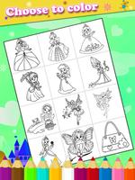 princesses coloring book-sweet coloring capture d'écran 2