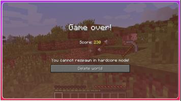 Hardcore Mode Minecraft PE ảnh chụp màn hình 2