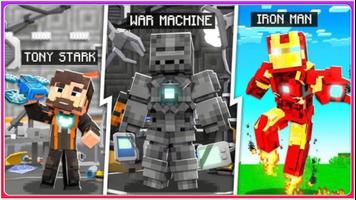 Iron Man Minecraft PE captura de pantalla 3
