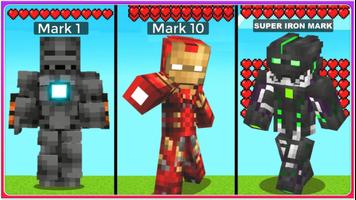 Iron Man Minecraft PE Poster