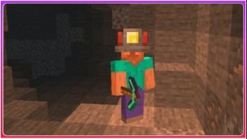 Mining Helmet Minecraft PE Cartaz
