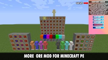 More Ore Mod for Minecraft PE Affiche
