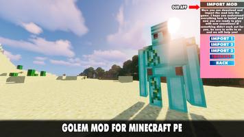 Iron Golem Mod for Minecraft Affiche