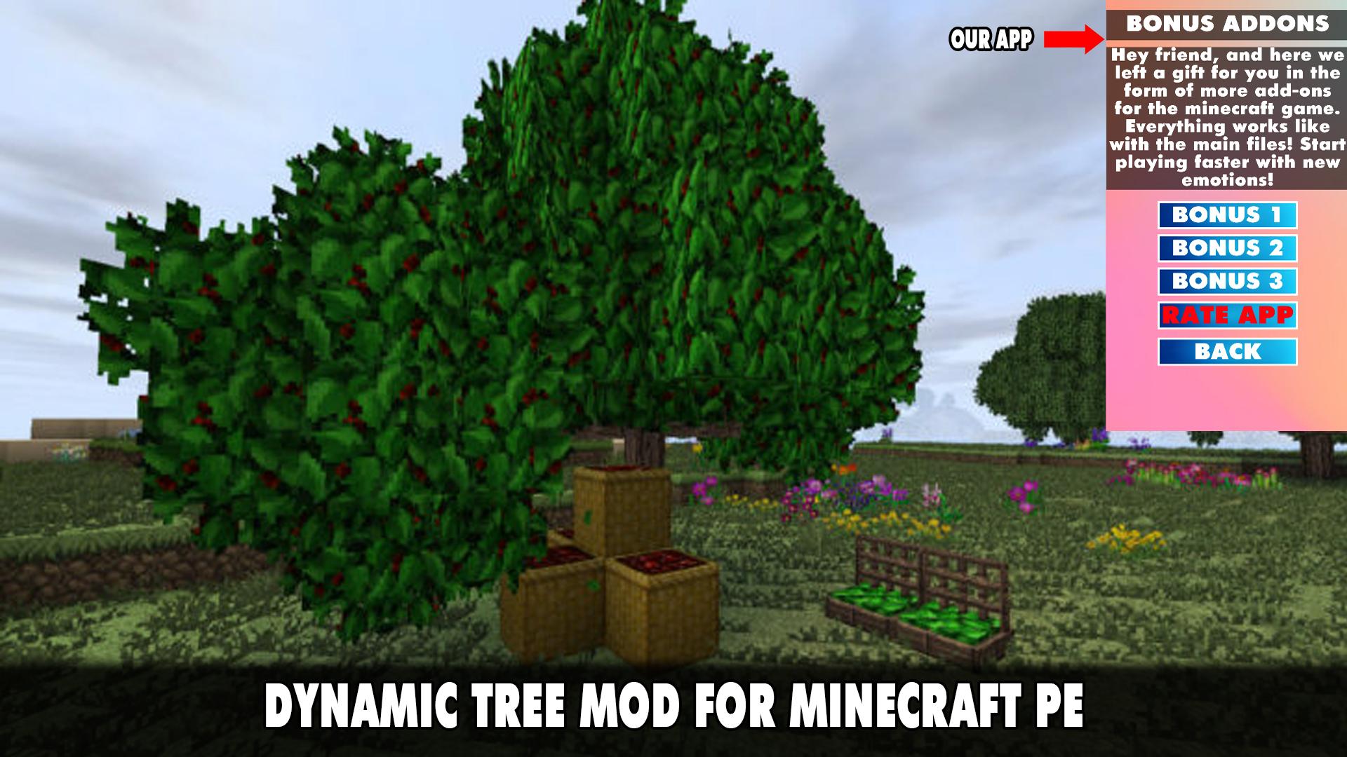 Dynamic Tree Mod for Minecraft APK für Android herunterladen