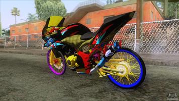 Mod Bussid Motor Ninja اسکرین شاٹ 2