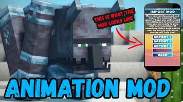 Animations + Mod For Minecraft ảnh chụp màn hình 3