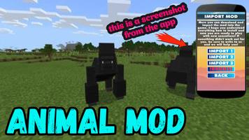 Animals Mod For Minecraft PE poster
