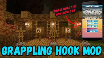 Grappling Hook Mod Minecraft poster