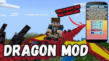 Dragon Mod For Minecraft PE poster
