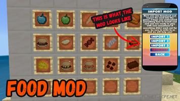 Food Mod For Minecraft PE постер