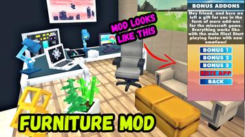Furniture Mod For Minecraft PE постер