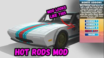 Hot Rods Mod For Minecraft PE captura de pantalla 1