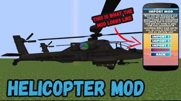 Helicopter Mod For Minecraft Affiche