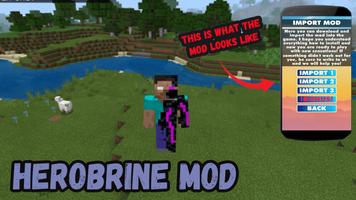 Herobrine Mod For Minecraft PE screenshot 2