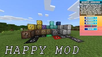 Happy Mod For Minecraft Affiche