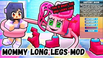 Mommy Long Legs Mod Minecraft poster