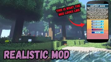 Realistic Mod For Minecraft PE poster