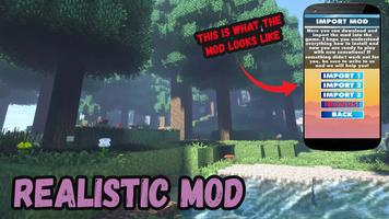 Realistic Mod For Minecraft PE Affiche