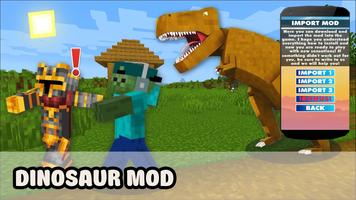 Dinosaur Mod For Minecraft PE Affiche