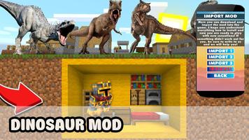Dinosaur Mod For Minecraft PE تصوير الشاشة 2