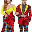 Le dernier modèle de vêtements de couple africain APK