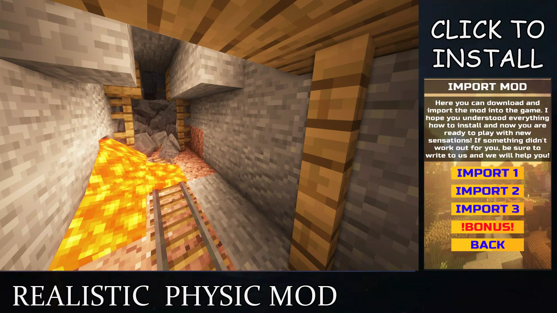 O MOD MAIS REALISTA DO MINECRAFT!  Physics Mod (Mod da Semana) 