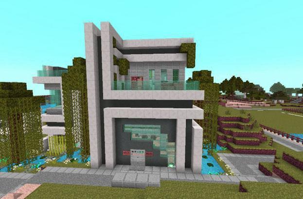 75 Contoh Gambar Rumah Modern Di Minecraft Pe Terlengkap 