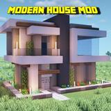 Modern House Map for Minecraft Zeichen