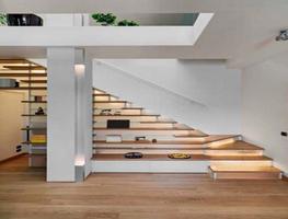 Design d'escalier minimaliste moderne Affiche