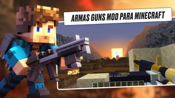 Armas Guns Mod para Minecraft Poster
