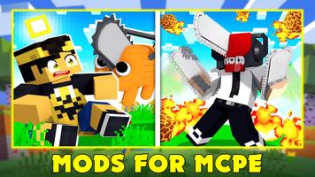 Chainsaw Man Mod for Minecraft captura de pantalla 3