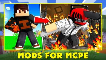 Chainsaw Man Mod for Minecraft captura de pantalla 1