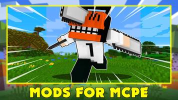 Chainsaw Man Mod for Minecraft captura de pantalla 2